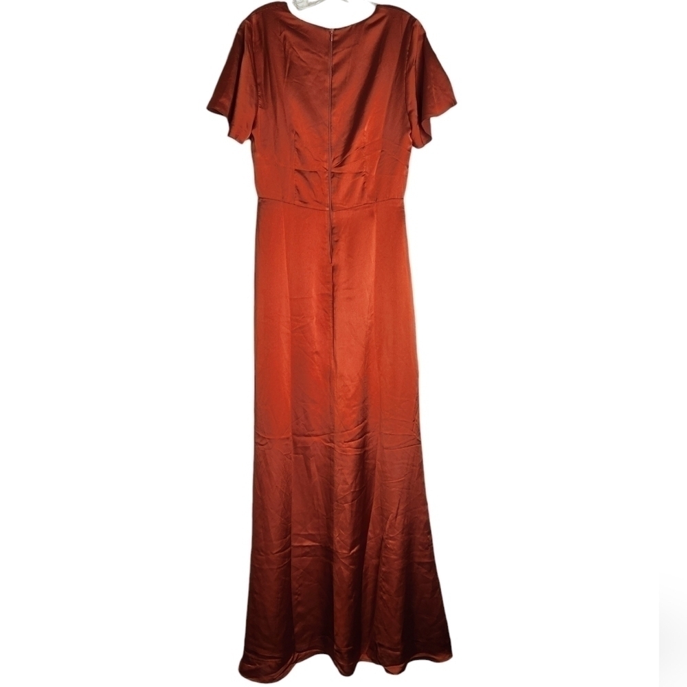 New Show Me Your Mumu Rome Twist Gown  Burnt Orange Sz Medium - Picture 7 of 9